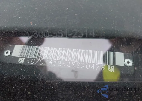 2003 Saturn Vue V6 from USA, damaged, VIN 5GZCZ63B53S880476